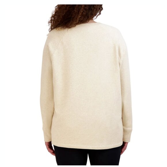 KIRKLAND SIGNATURE - Women's Cozy Fleece Crewneck - Picture 3 of 3